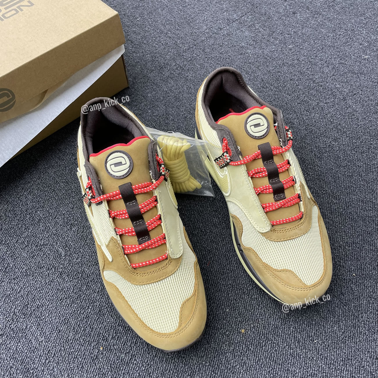 Travis Scott Nike Air Max 1 Wheat Anpkick Do9392 701 (9) - newkick.vip